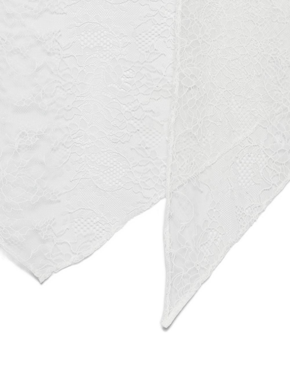 Bandana in pizzo in bianco Giuseppe Di Morabito - donna 