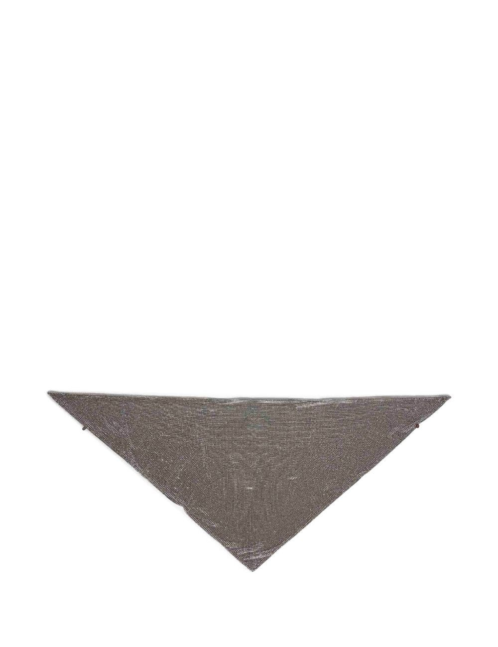 Bandana con cristalli in grigio Giuseppe di morabito - uomo 