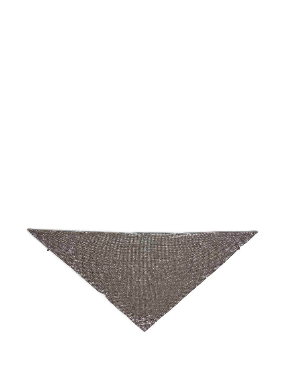 Bandana con cristalli in grigio Giuseppe di morabito - uomo 