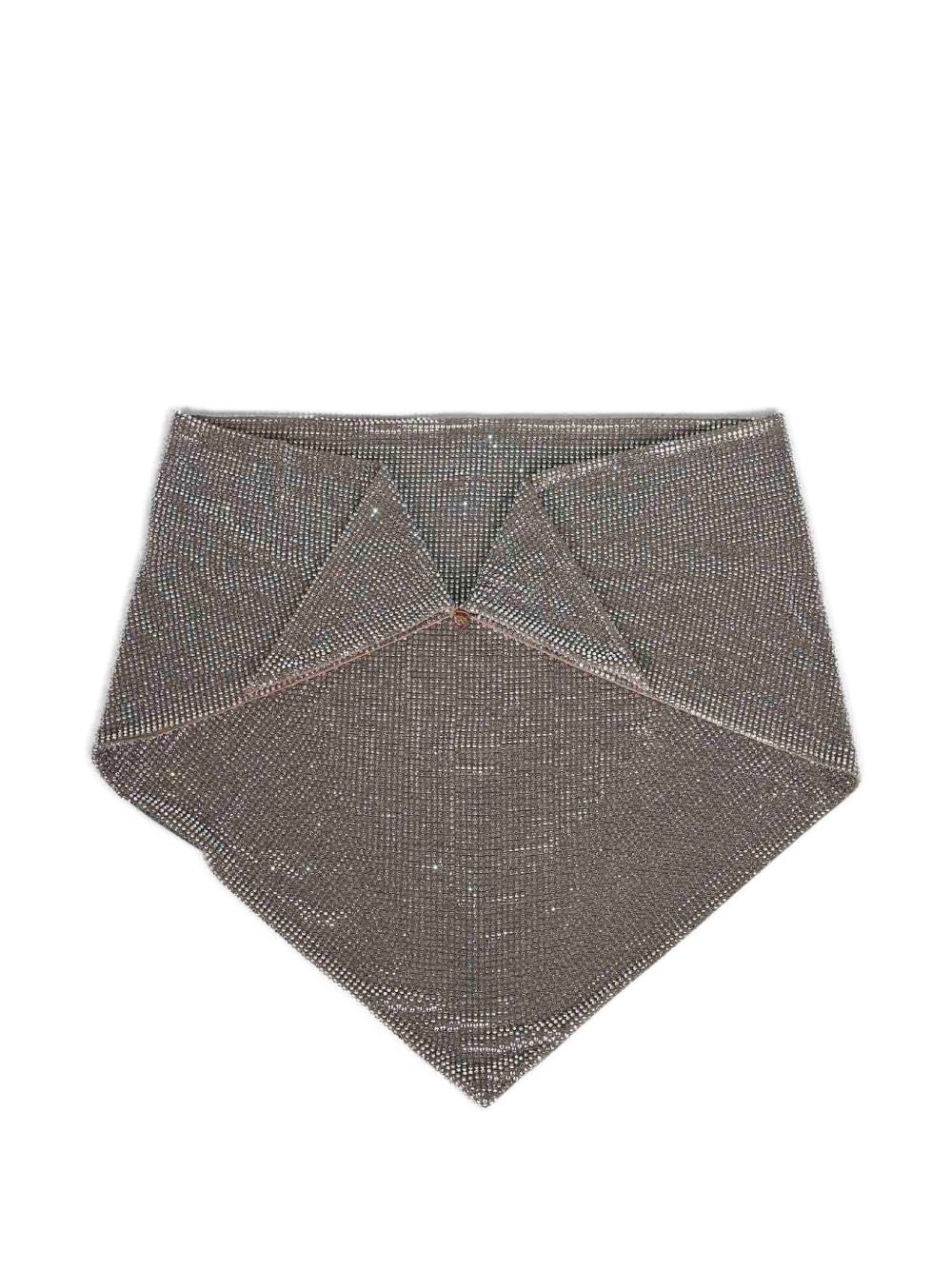 Bandana con cristalli in grigio Giuseppe di morabito - uomo 