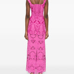 Abito lungo cut-out in rosa GIUSEPPE DI MORABITO - donna 