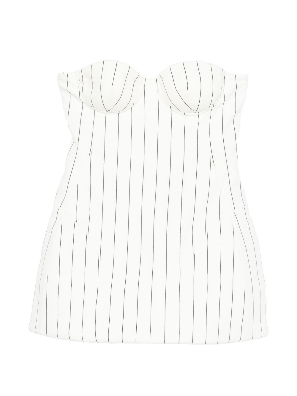 Abito mini a righe in bianco GIUSEPPE DI MORABITO - donna 