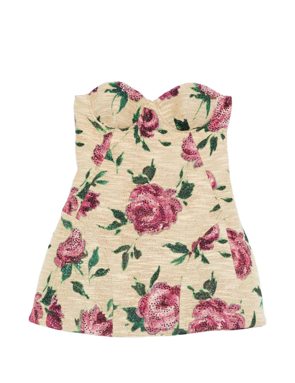 Abito mini a fiori multicolor GIUSEPPE DI MORABITO - donna 