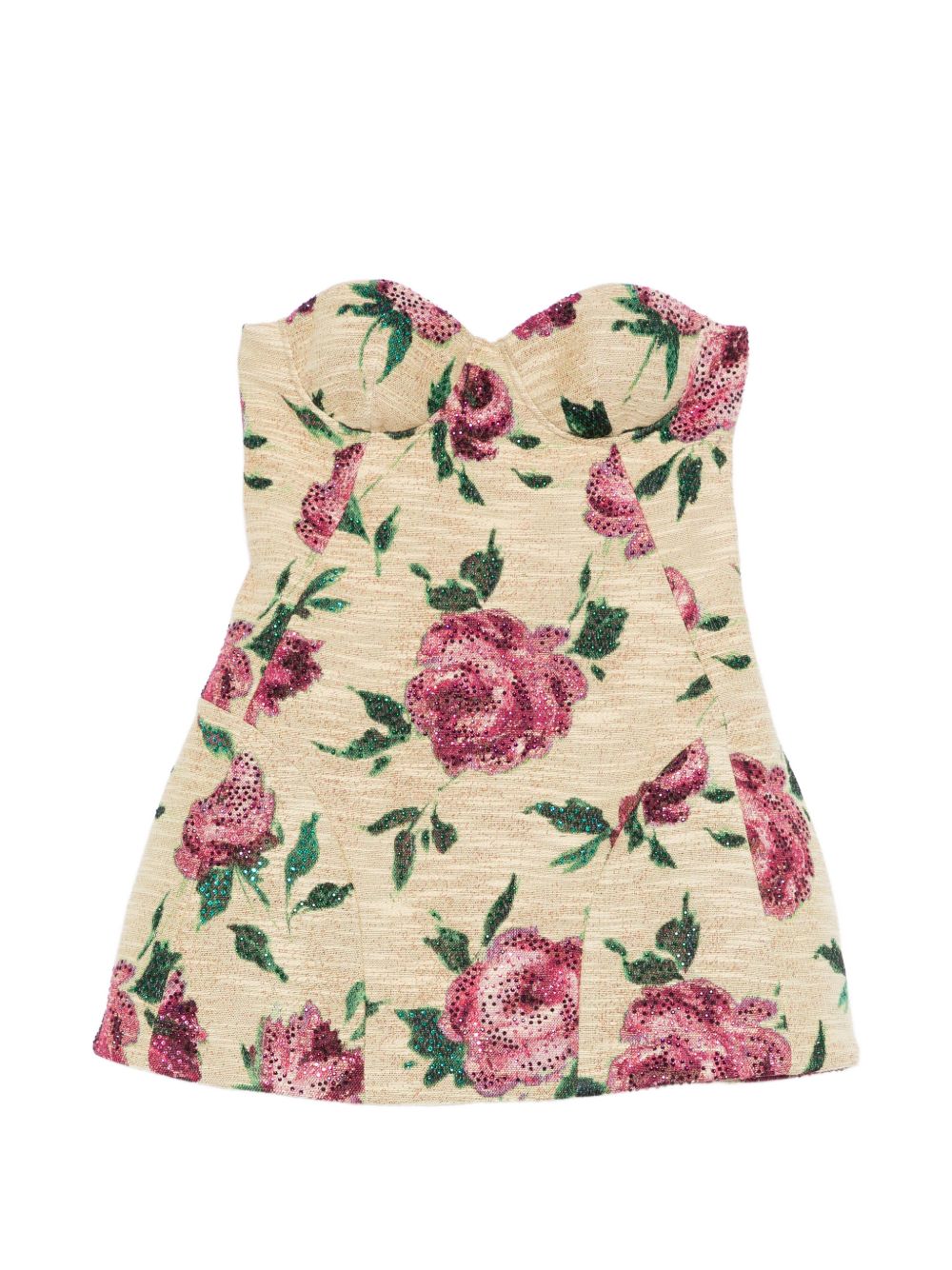 Abito mini a fiori multicolor GIUSEPPE DI MORABITO - donna 