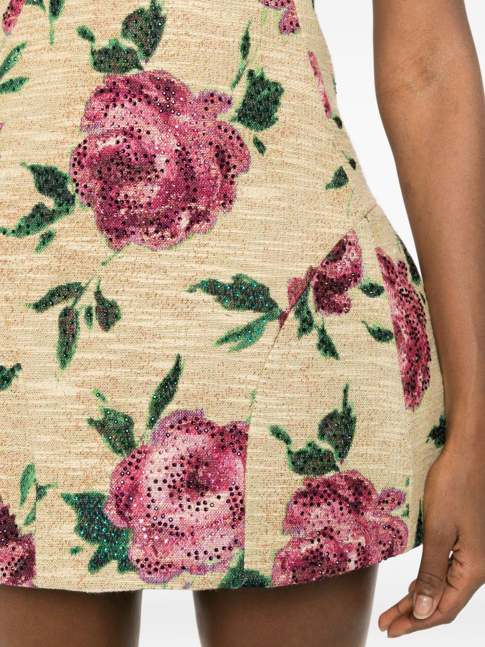 Abito mini a fiori multicolor GIUSEPPE DI MORABITO - donna 