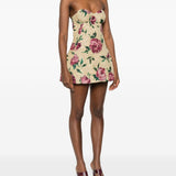 Abito mini a fiori multicolor GIUSEPPE DI MORABITO - donna 