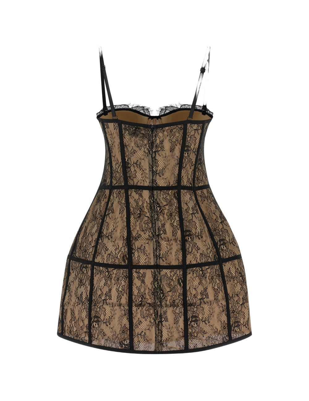 ABITO MINI IN PIZZO IN NERO GIUSEPPE DI MORABITO - donna 