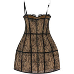 ABITO MINI IN PIZZO IN NERO GIUSEPPE DI MORABITO - donna 