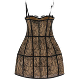 ABITO MINI IN PIZZO IN NERO GIUSEPPE DI MORABITO - donna 