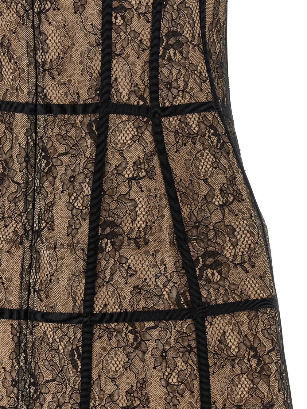 ABITO MINI IN PIZZO IN NERO GIUSEPPE DI MORABITO - donna 