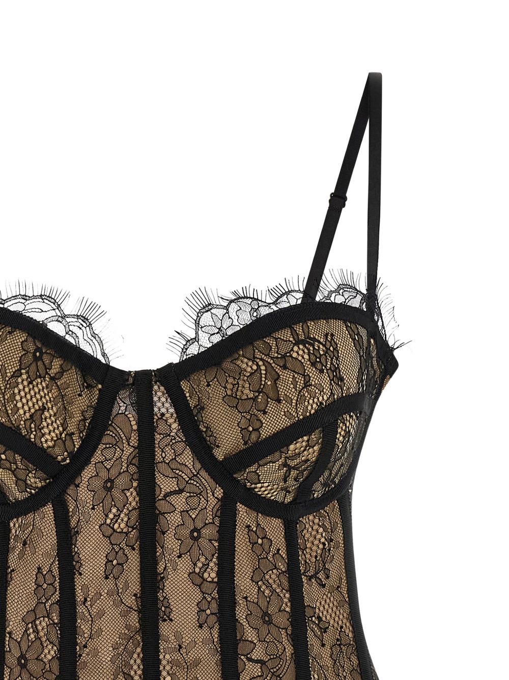 ABITO MINI IN PIZZO IN NERO GIUSEPPE DI MORABITO - donna 