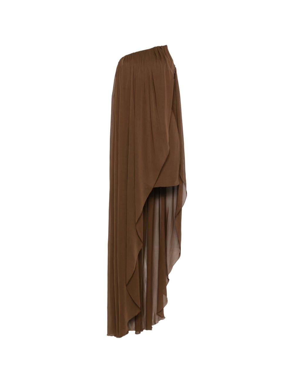 Abito asimmetrico in marrone Giuseppe Di Morabito - donna 