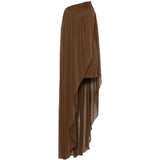 Abito asimmetrico in marrone Giuseppe Di Morabito - donna 