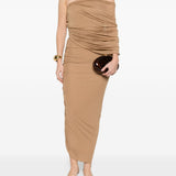 ABITO MIDI MONOSPALLA IN BEIGE GIUSEPPE DI MORABITO - donna 