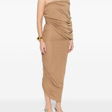 ABITO MIDI MONOSPALLA IN BEIGE GIUSEPPE DI MORABITO - donna 