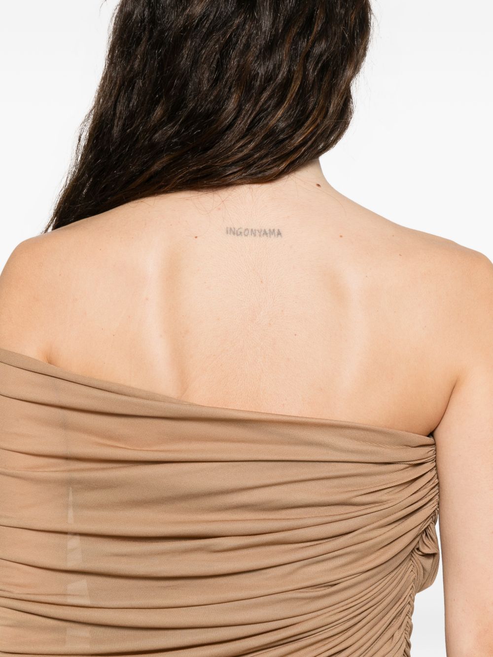 ABITO MIDI MONOSPALLA IN BEIGE GIUSEPPE DI MORABITO - donna 