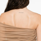 ABITO MIDI MONOSPALLA IN BEIGE GIUSEPPE DI MORABITO - donna 