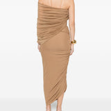 ABITO MIDI MONOSPALLA IN BEIGE GIUSEPPE DI MORABITO - donna 