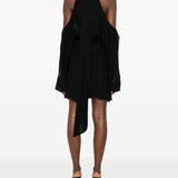 Abito mini con collo halter in nero Giuseppe Di Morabito - donna 