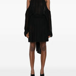 Abito mini con collo halter in nero Giuseppe Di Morabito - donna 