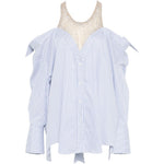 Miniabito a maniche lunghe con cristalli in celeste Giuseppe di morabito - donna 