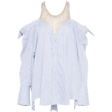 Miniabito a maniche lunghe con cristalli in celeste Giuseppe di morabito - donna 