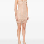 ABITO MINI IN PIZZO IN ROSA CIPRIA GIUSEPPE DI MORABITO - donna 