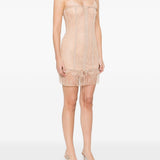 ABITO MINI IN PIZZO IN ROSA CIPRIA GIUSEPPE DI MORABITO - donna 