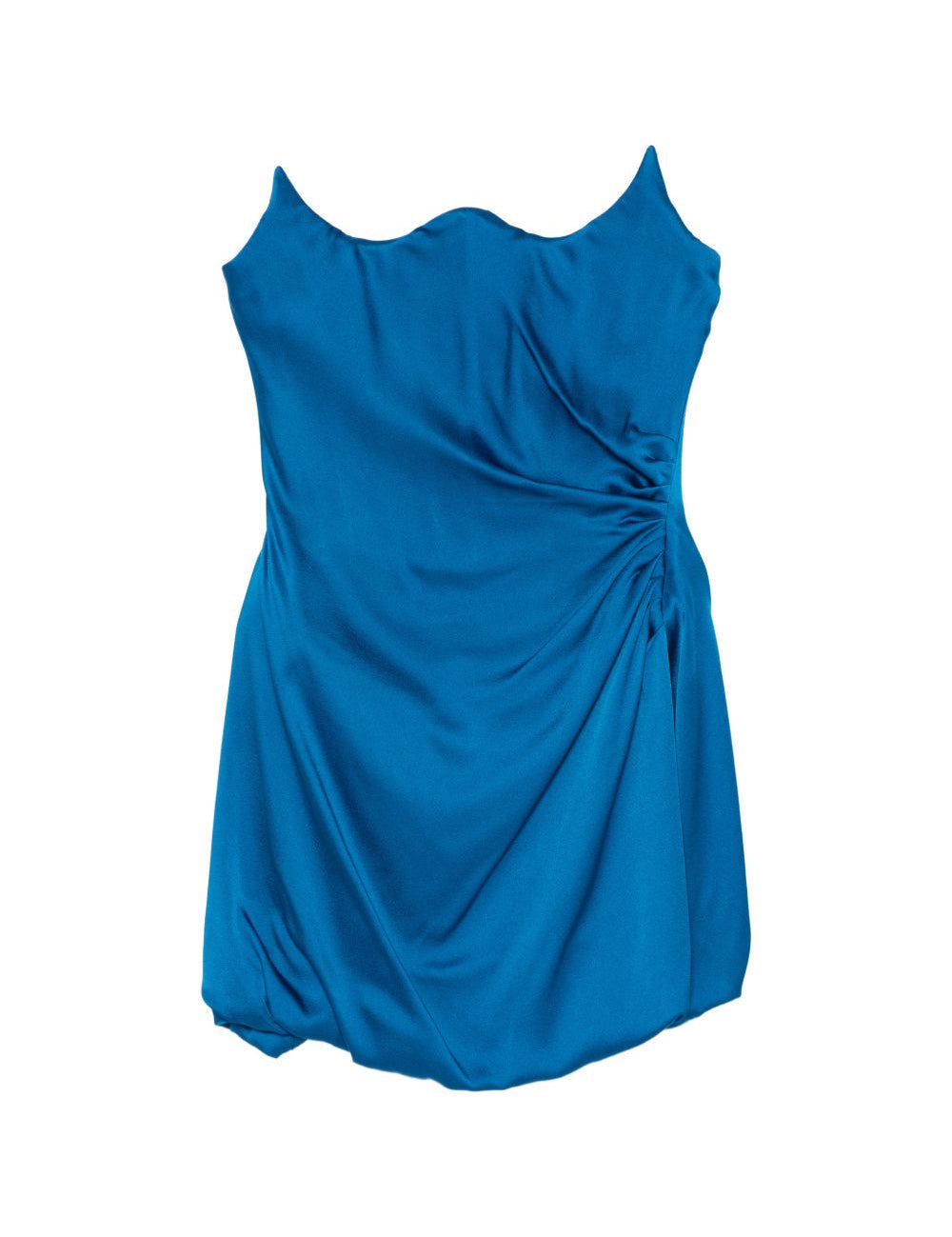 ABITO MINI DRAPPEGGIATO IN AZZURRO MARINO GIUSEPPE DI MORABITO - donna 