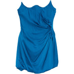ABITO MINI DRAPPEGGIATO IN AZZURRO MARINO GIUSEPPE DI MORABITO - donna 