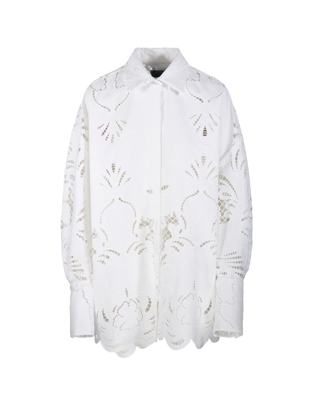 Camicia in pizzo sangallo bianco Giuseppe Di Morabito - donna 