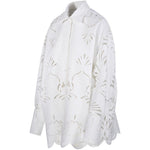 Camicia in pizzo sangallo bianco Giuseppe Di Morabito - donna 
