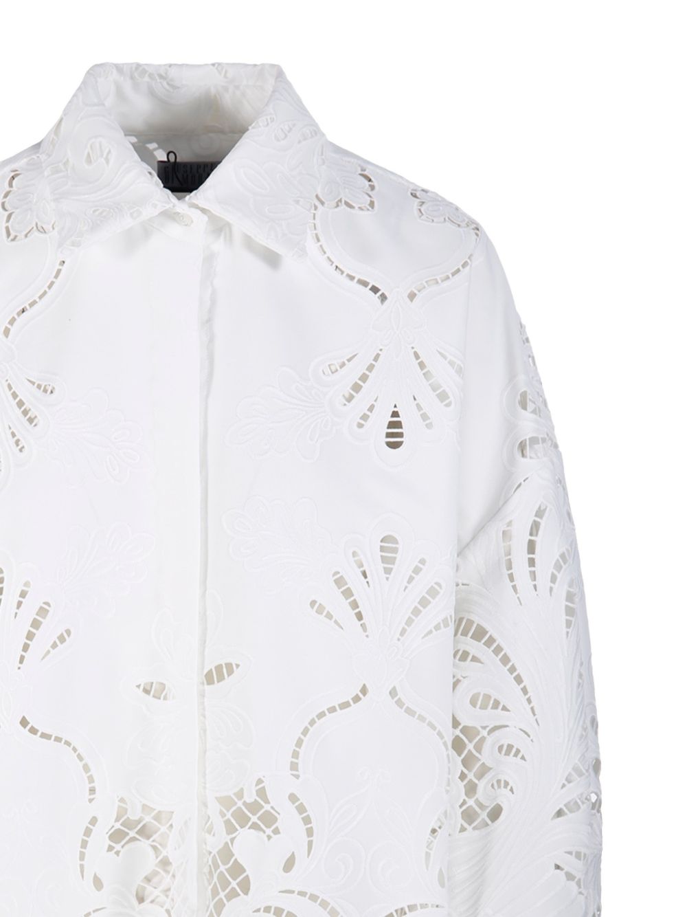 Camicia in pizzo sangallo bianco Giuseppe Di Morabito - donna 