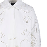 Camicia in pizzo sangallo bianco Giuseppe Di Morabito - donna 