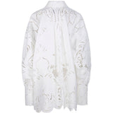 Camicia in pizzo sangallo bianco Giuseppe Di Morabito - donna 