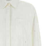 Camicia con dettagli in bianco 