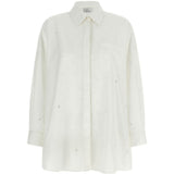 Camicia con dettagli in bianco 