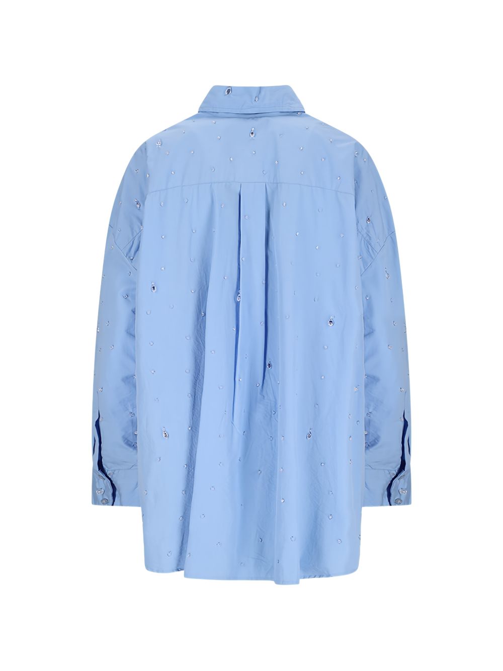 Camcia a maniche lunghe in blu 