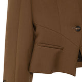 Giacca con bottoni in marrone Giuseppe Di Morabito - donna 