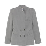 Giacca doppiopetto in grigio Giuseppe Di Morabito - donna 