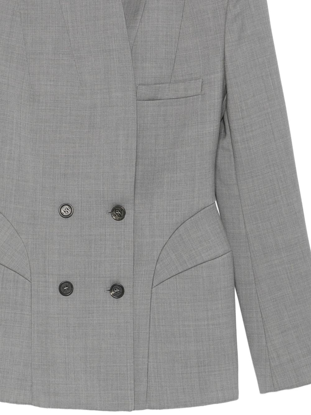 Giacca doppiopetto in grigio Giuseppe Di Morabito - donna 