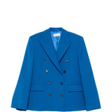 Giacca doppiopetto in blu Giuseppe Di Morabito - donna 