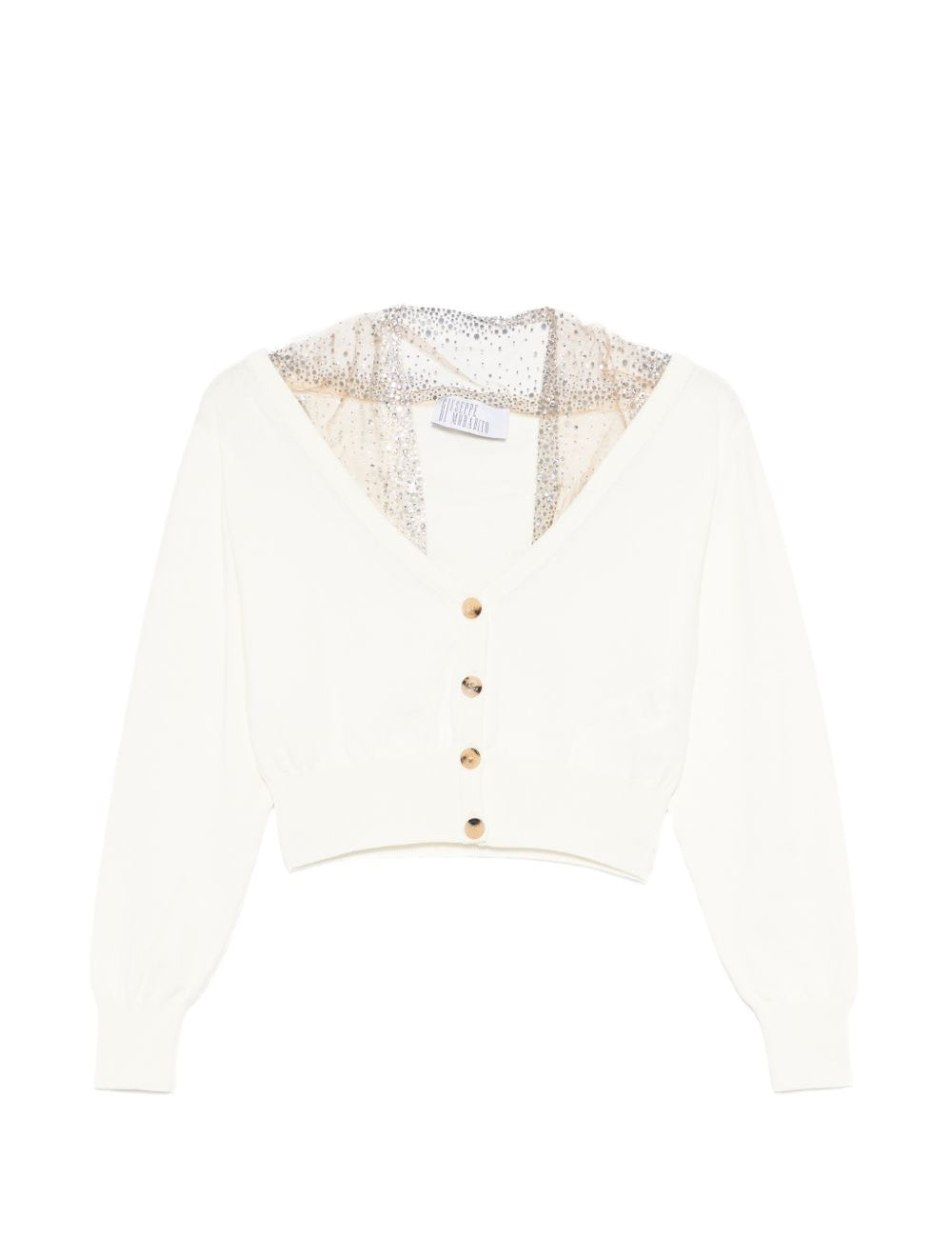 Cardigan con dettagli in bianco Giuseppe Di Morabito - donna 
