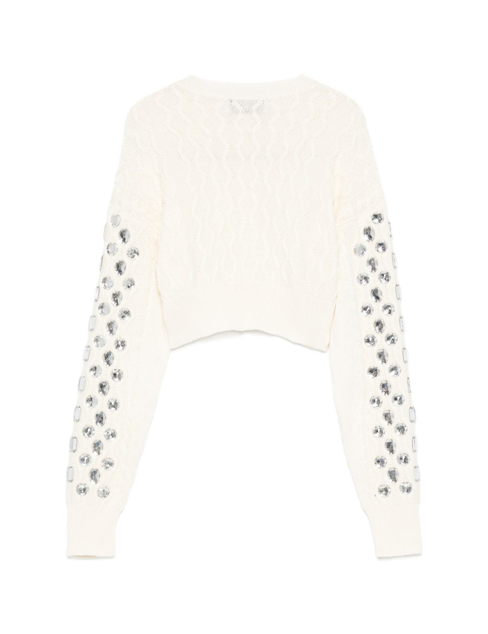 Cardigan corto con decorazione in avorio Giuseppe Di Morabito - donna 