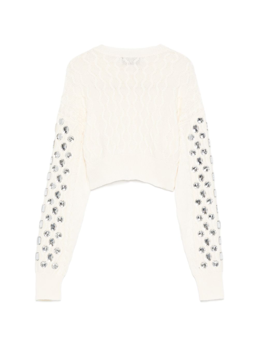 Cardigan corto con decorazione in avorio Giuseppe Di Morabito - donna 