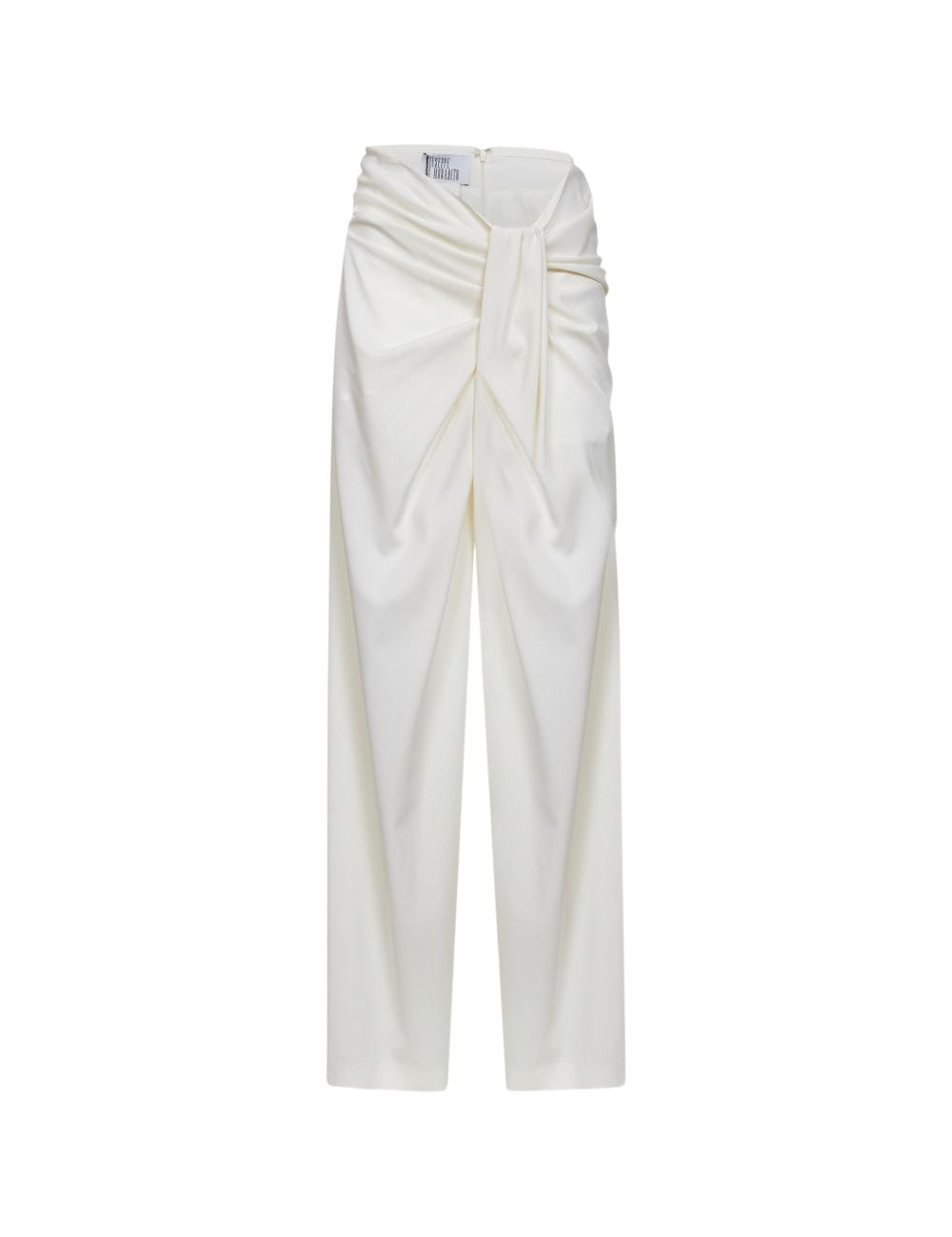 pantaloni drappeggiati in bianco GIUSEPPE DI MORABITO - DONNA 