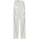 pantaloni drappeggiati in bianco GIUSEPPE DI MORABITO - DONNA 