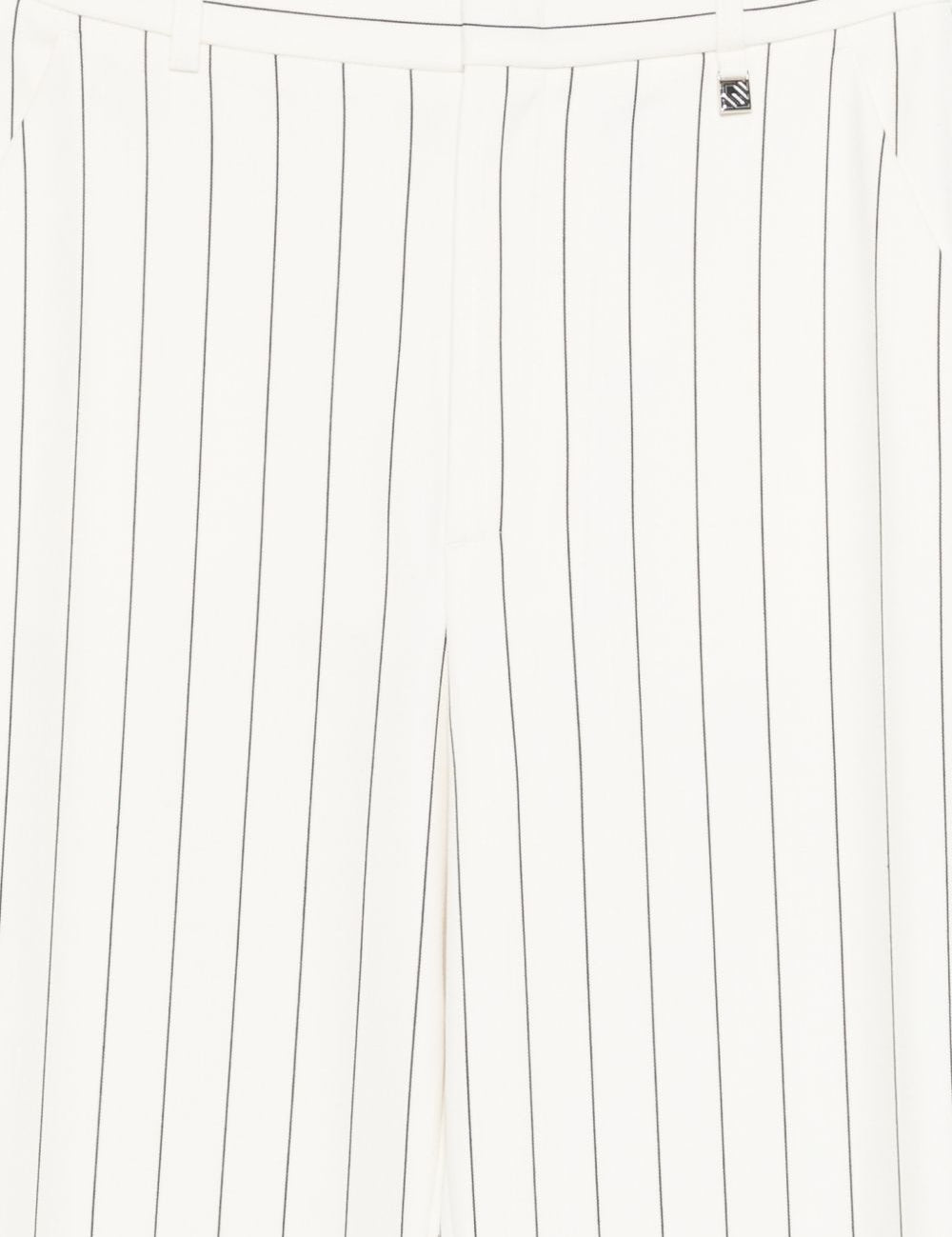 Pantaloni a righe in bianco Giuseppe Di Morabito - donna 