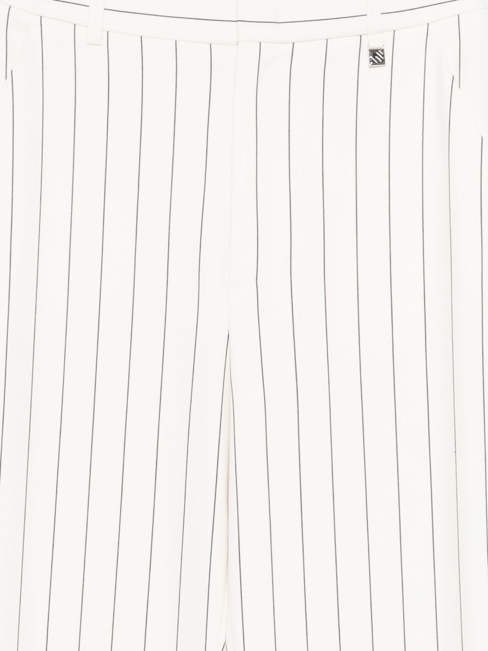 Pantaloni a righe in bianco Giuseppe Di Morabito - donna 
