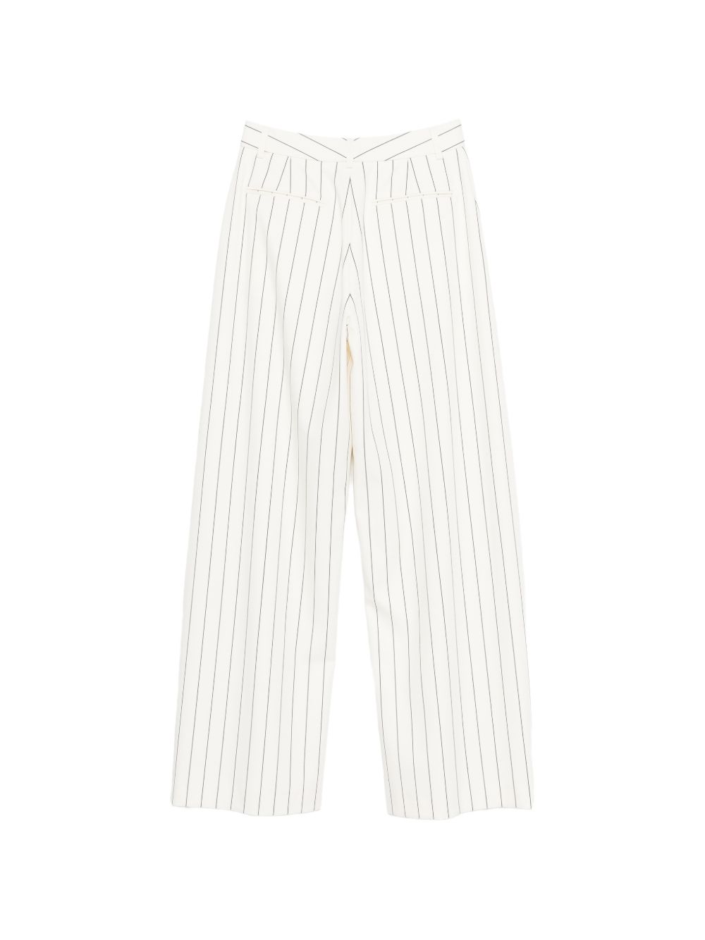 Pantaloni a righe in bianco Giuseppe Di Morabito - donna 